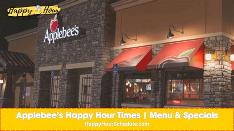 applebees happy hour time|applebee's happy hour schedule.